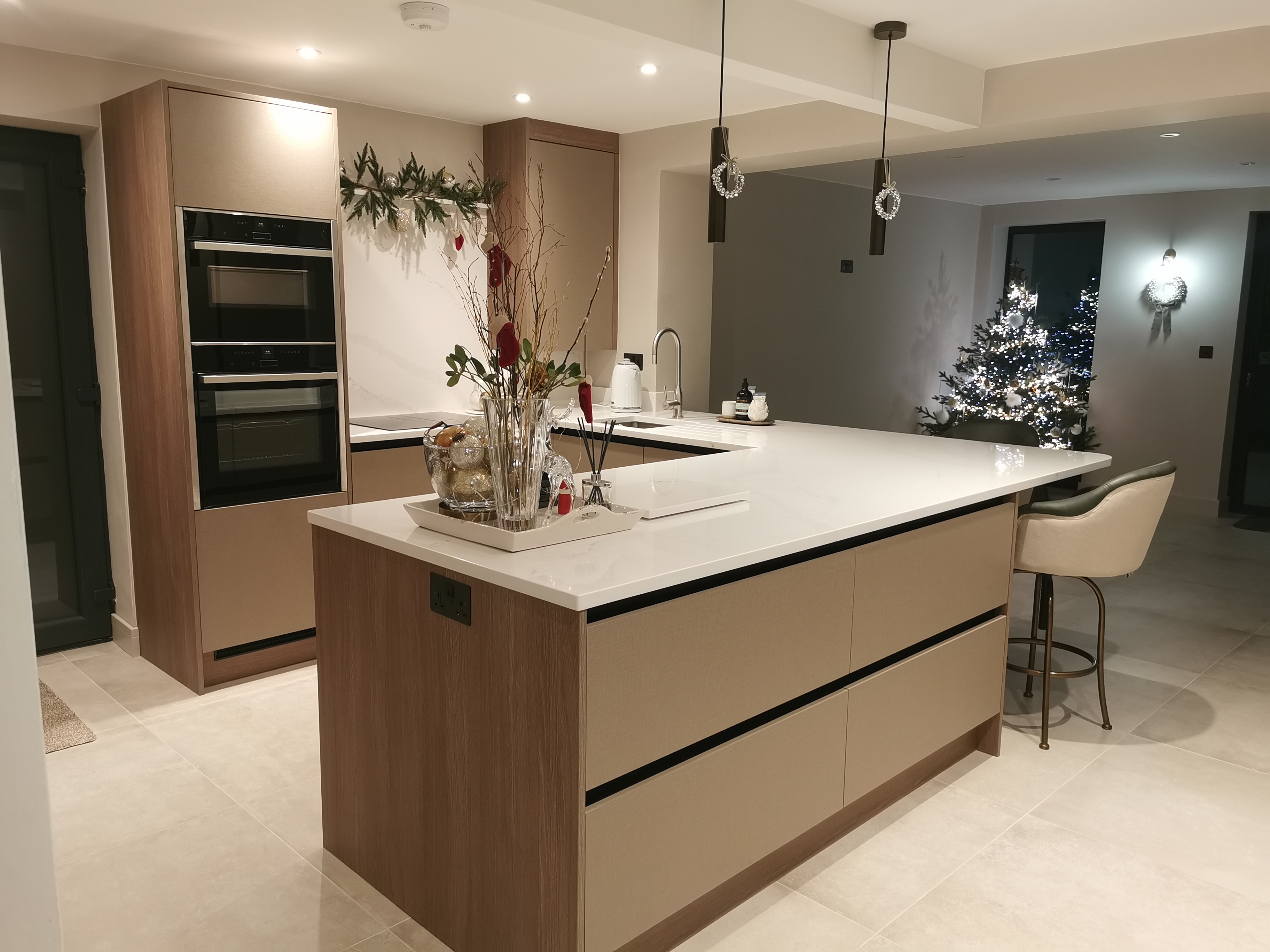Contemporary Kitchen with Island
